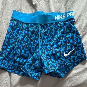 Blue Nike pros